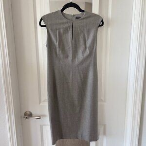 807 Ralph Lauren Black Label Knee Length Sleeveless Dress Size 4 Color Grey